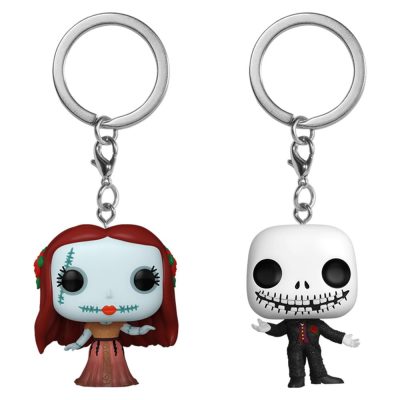Chaveiro Funko Pop Sally & Jack (2-Pack) Christmas