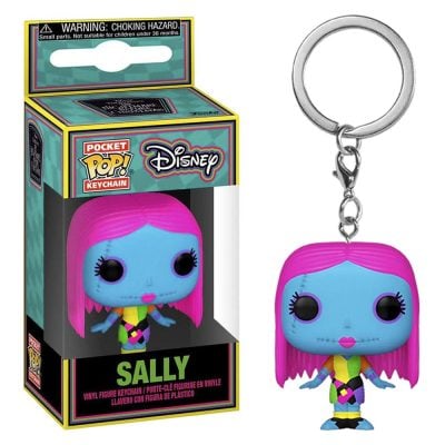 Chaveiro Funko Sally (Blacklight) (Pocket Pop Keychain Disney)