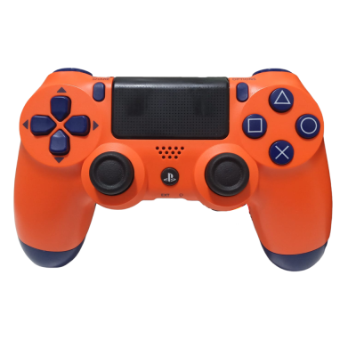 Controle Sem Fio Ps4 - Dualshock 4 Sony (Laranja Com Azul)