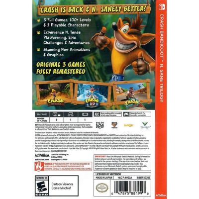 Crash Bandicoot N. Sane Trilogy Nintendo Switch