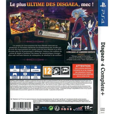 Disgaea 4 Complete+ A Promise Of Sardines Edition Ps4