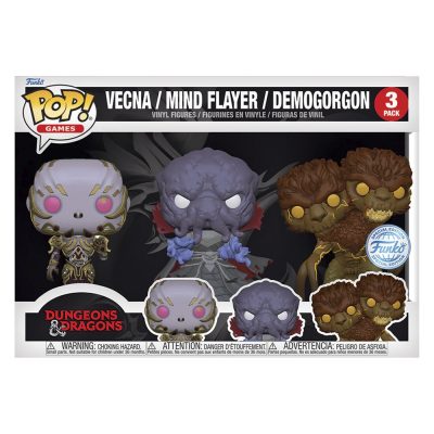 Funko Pop Games - Vecna / Mind Flayer / Demogorgon (3-Pack)