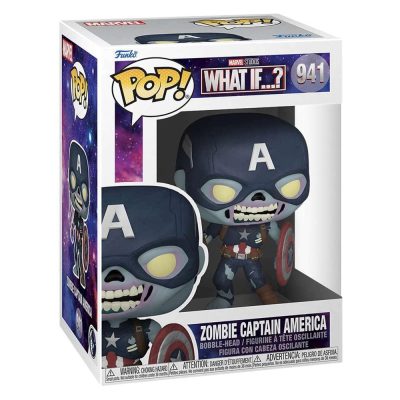 Funko Pop Marvel What If...? Captain America Zombie 941