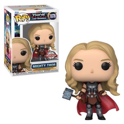 Funko Pop Mighty Thor 1076 (Metallic Unmasked) (Thor Love And Thunder)