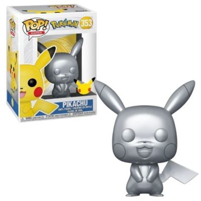 Funko Pop Pokemon Pikachu #353 (Silver Metallic)