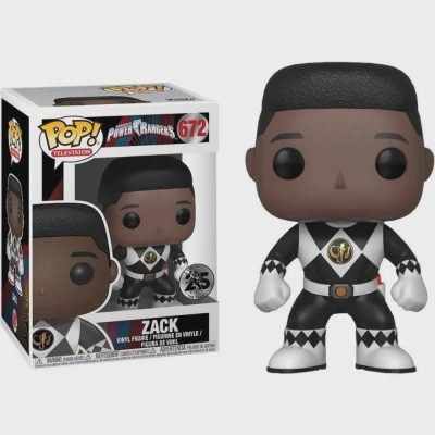 Funko Pop Television - Power Rangers 25Th Anniversary Zack 672 (Vaulted) #1 @