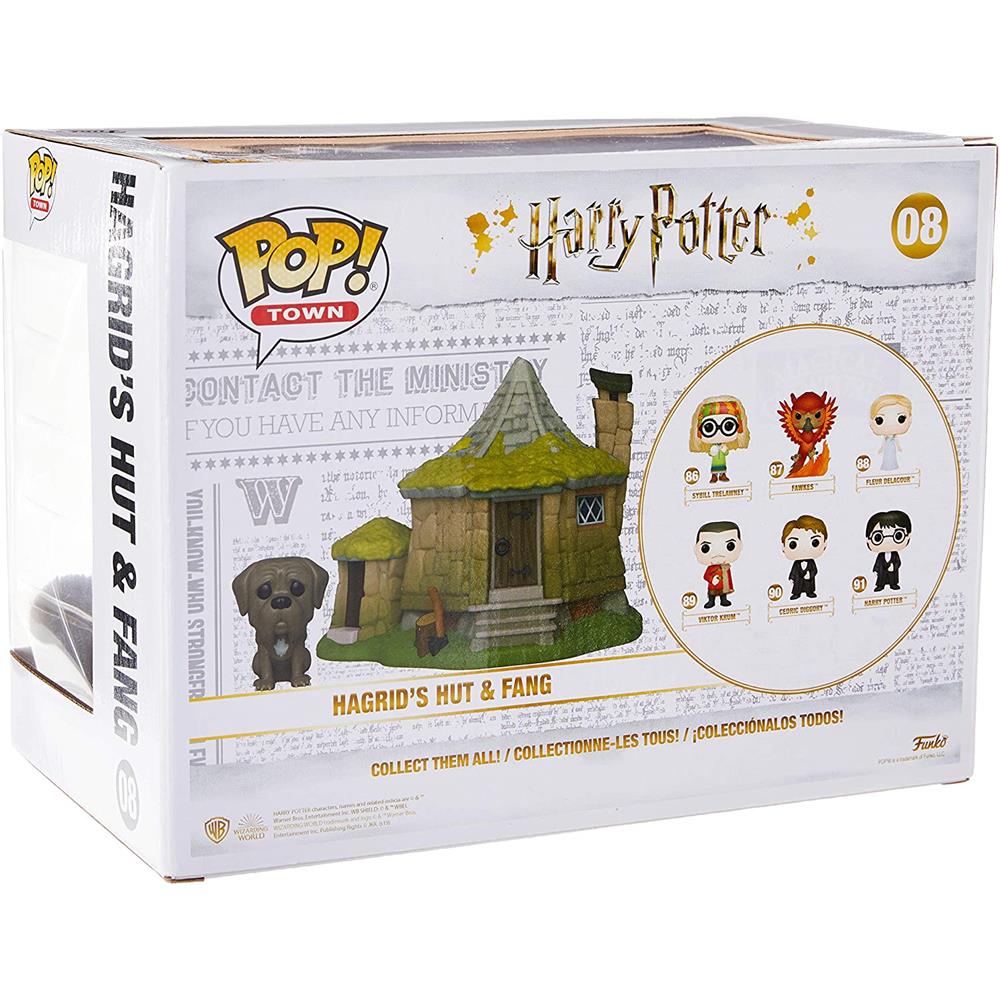 Funko Pop Town - Harry Potter Hagrid's Hut & Fang 08 (Sized) #1