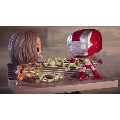 Funko Pop Whiplash Vs Iron Man #361 (Marvel Movies Moments)