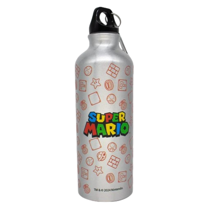 Garrafa Mosquetão 500Ml – Super Mario