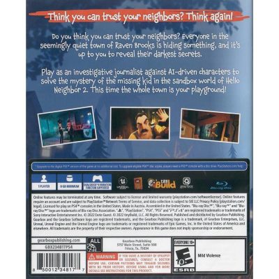 Hello Neighbor 2 Ps4