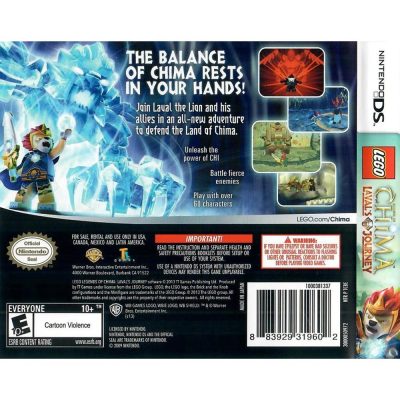 Lego Chima Laval's Journey Nintendo Ds