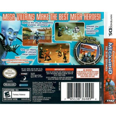 Megamind The Blue Defender Nintendo Ds