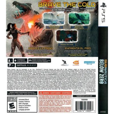 Subnautica Below Zero Below Zero Ps5