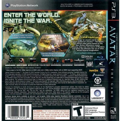 Avatar The Game Ps3 #1