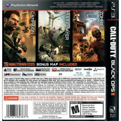 Call Of Duty Black Ops Ii Ps3 #1