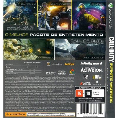 Call Of Duty Infinite Warfare Xbox One #1 (Edição Legacy)