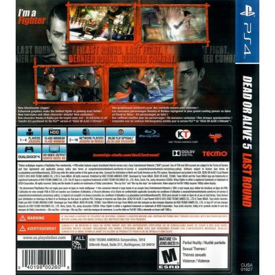 Dead Or Alive 5 Last Round Ps4