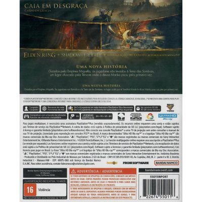 Elden Ring Shadow Of The Erdtree Edition Ps5 (Mídia Solta)