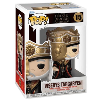 Funko Pop Viserys Targaryen Com Mascara 15 (Got: House Of The Dragon)