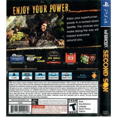 Infamous Second Son Ps4 #1