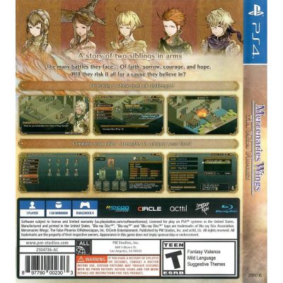 Mercenaries Wings The False Phoenix Ps4