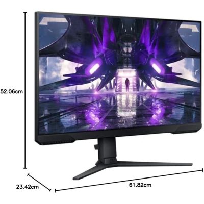 Monitor Gamer Samsung Odyssey 27", Fhd, 165Hz, 1Ms, Com Ajuste De Altura, Hdmi, Dp, Freesync, Preto, Série G32