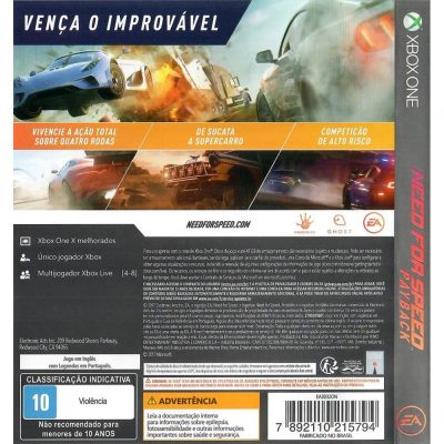Need For Speed Payback Xbox One #1