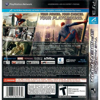 The Amazing Spider-Man Ps3 #2 (Sem Manual)