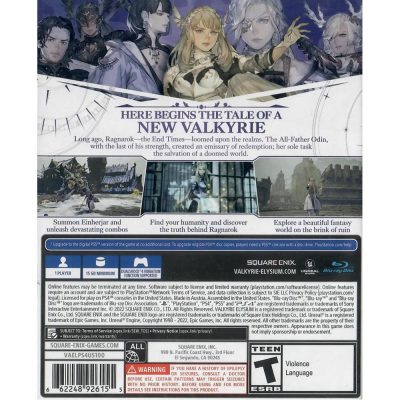 Valkyrie Elysium Ps4