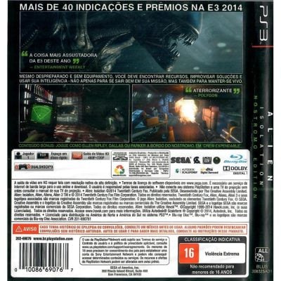 Alien Isolation Nostromo Edition Ps3 #1