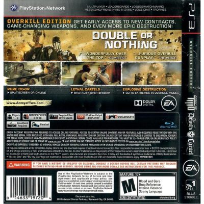 Army Of Two The Devils Cartel Ps3 #1