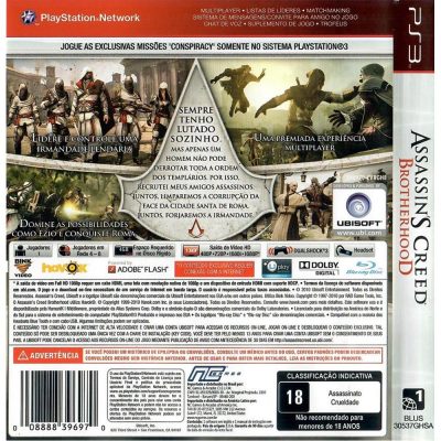 Assassins Creed Brotherhood Ps3 (Greatest Hits)