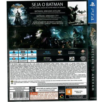 Batman Return To Arkham Ps4 #2