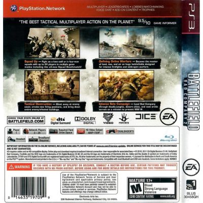 Battlefield Bad Company 2 Ps3 #1 (Greatest Hits)