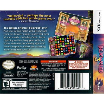 Bejeweled 3 Nintendo Ds