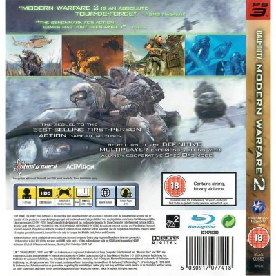 Call Of Duty Modern Warfare 2 Ps3 (Sem Manual)