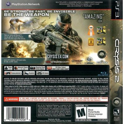 Crysis 2 Ps3