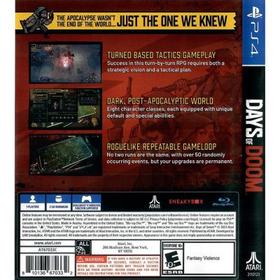 Days Of Doom Ps4