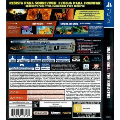 Dragon Ball The Breakers Ps4 (Special Edition) (Sem Código)