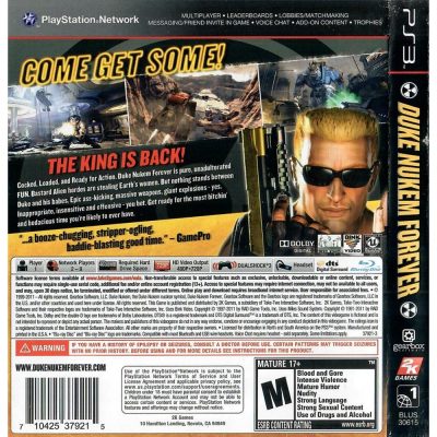 Duke Nukem Forever Ps3 #1