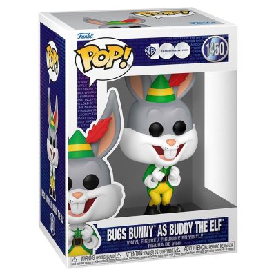 Funko Pop Animation Bugs Bunny As Buddy The Elf 1450 (Pernalonga Como Elfo) (Warner 100Th)