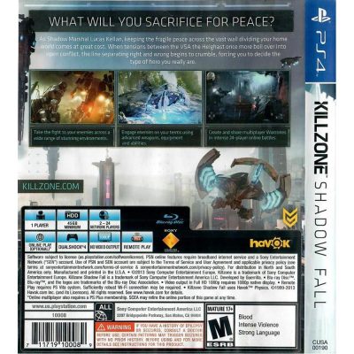 Killzone Shadow Fall Ps4 #1 (Inglês)
