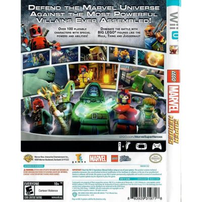 Lego Marvel Super Heroes Nintendo Wii U #3 (Sem Manual)