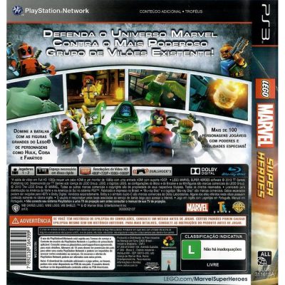Lego Marvel Super Heroes Ps3 #1