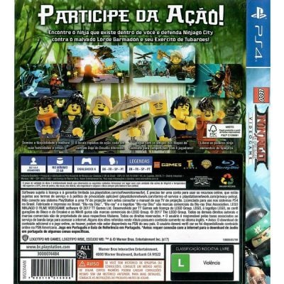 Lego Ninjago O Filme Video Game Ps4