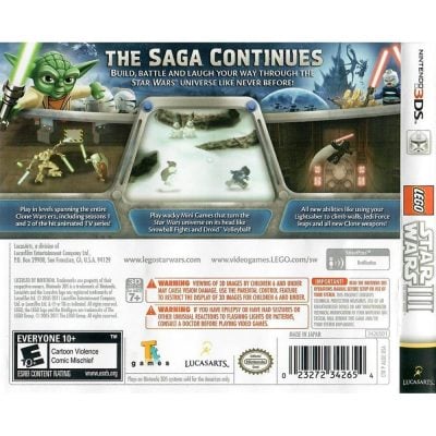 Lego Star Wars Iii The Clone Wars Nintendo 3Ds (Sem Manual)