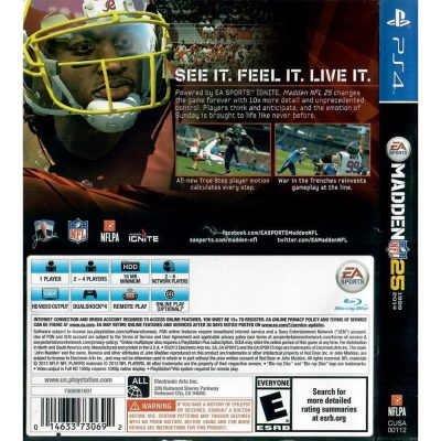 Madden Nfl 25 Ps4 #3 (Sem Manual)