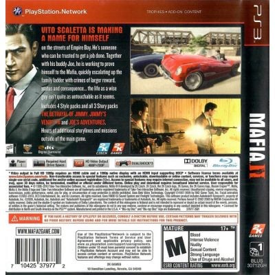 Mafia Ii Ps3 (Greatest Hits)