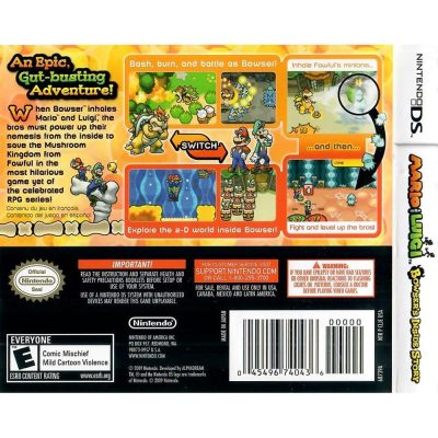 Mario & Luigi Bowser's Inside Story Nintendo Ds