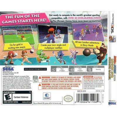 Mario & Sonic At The London 2012 Olympic Games Nintedo 3Ds